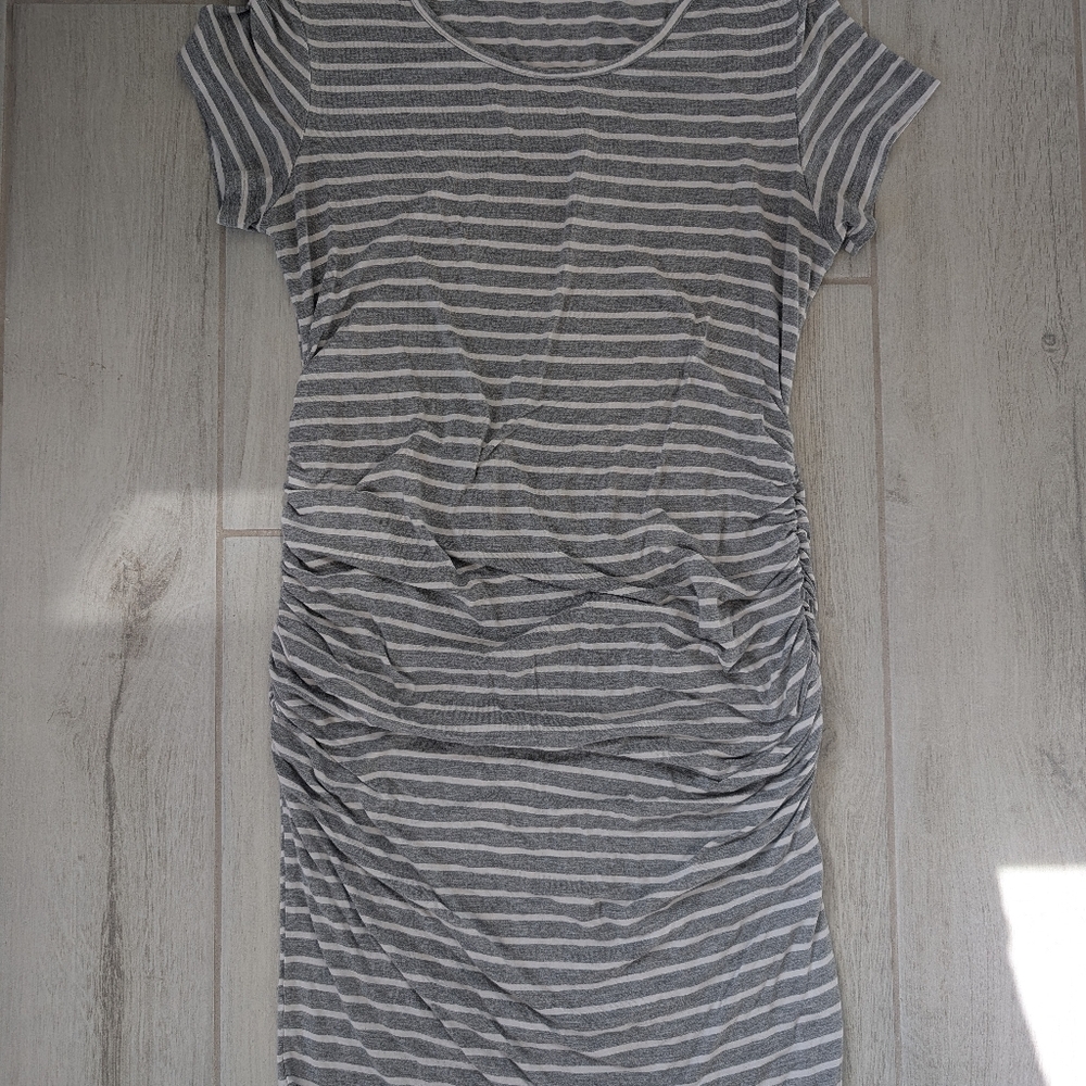 Striped Maternity Dressed